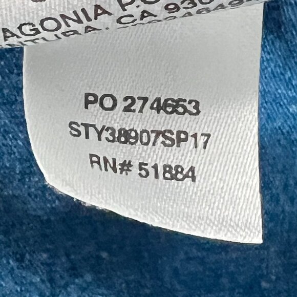 Patagonia Fitz Roy Crest T-Shirt Men Medium Slim Organic Cotton Poly Blend 38907 - Picture 5 of 6